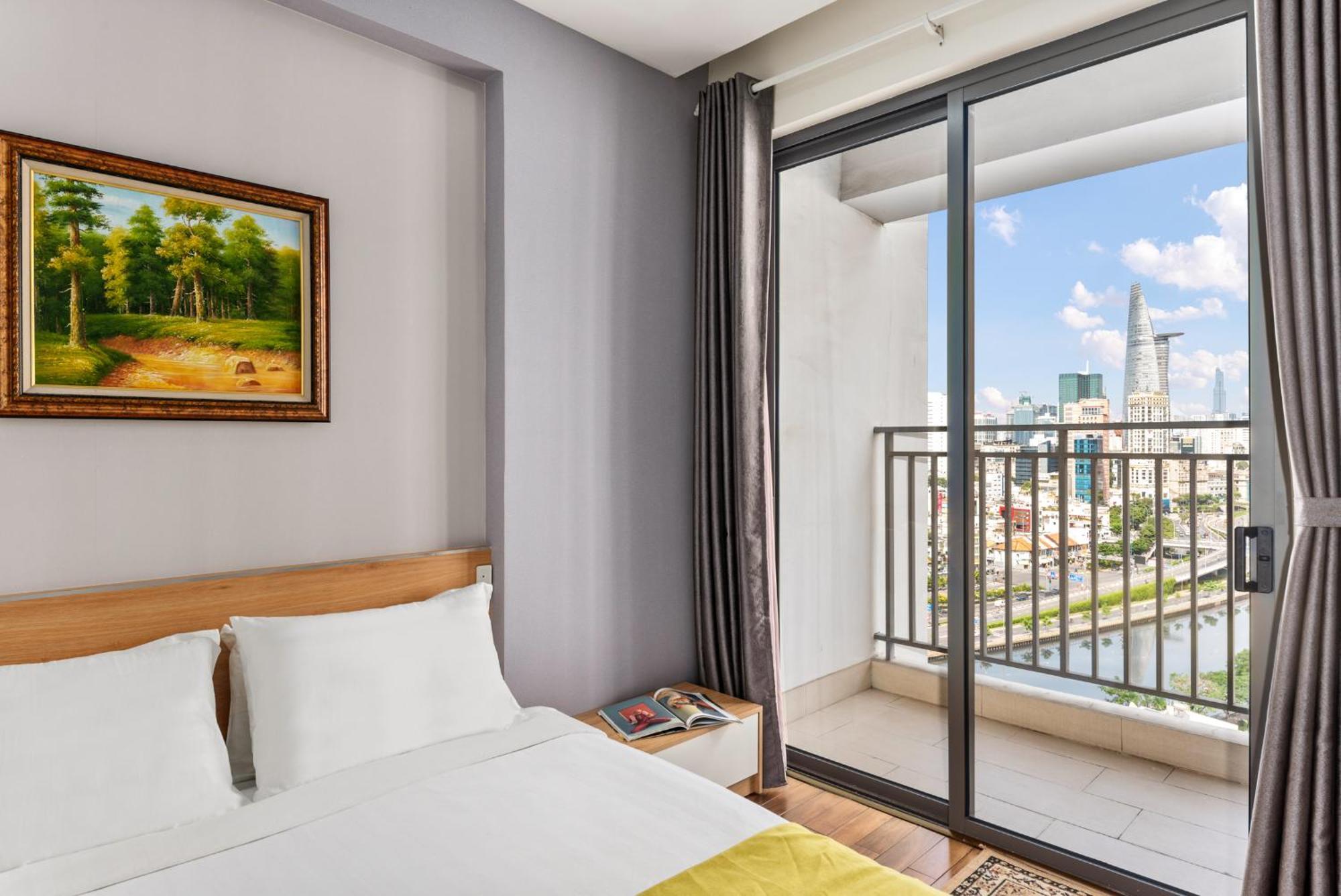 Stellar Cbd Rivergate Apartment - Pool - Free 4G Sim For 3 Nights Ho Si Minh-város Kültér fotó