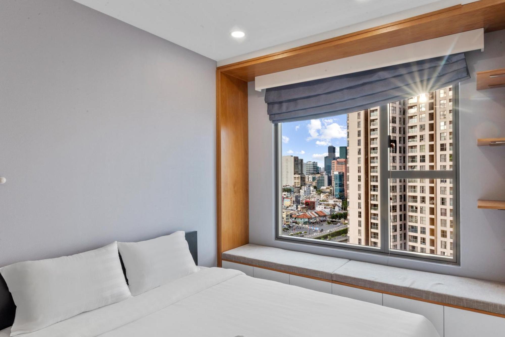 Stellar Cbd Rivergate Apartment - Pool - Free 4G Sim For 3 Nights Ho Si Minh-város Kültér fotó