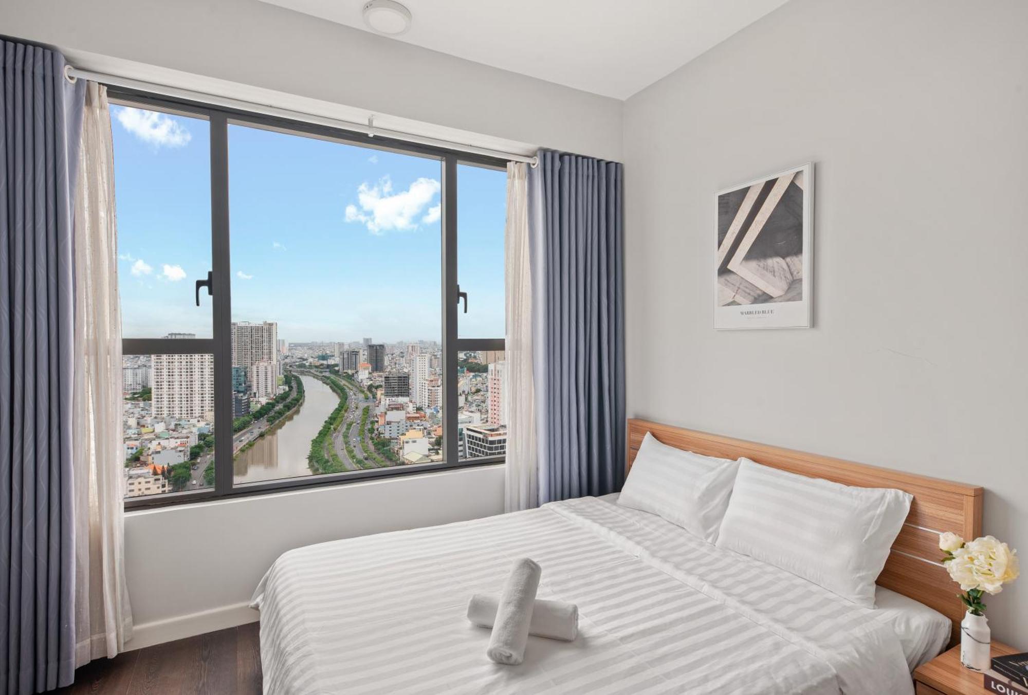 Stellar Cbd Rivergate Apartment - Pool - Free 4G Sim For 3 Nights Ho Si Minh-város Kültér fotó